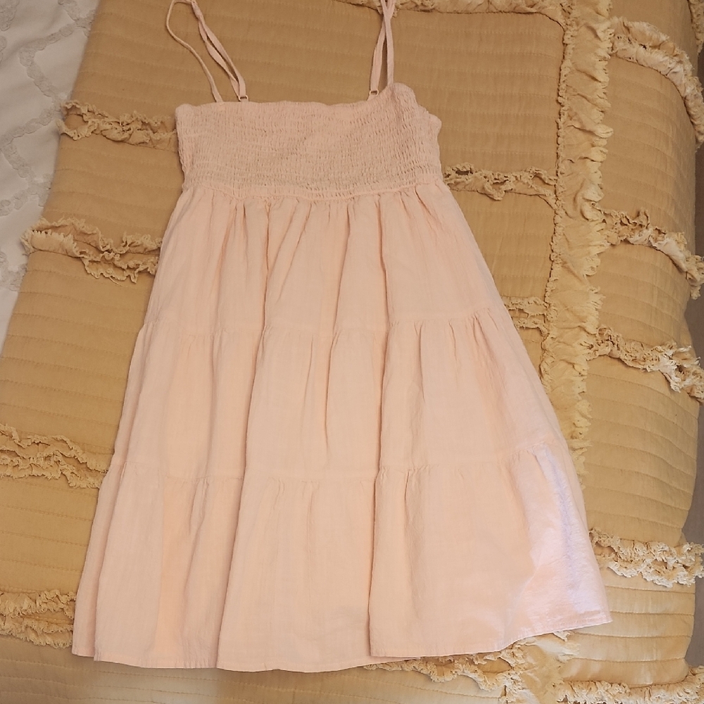 Full Tilt Blush Pink Smocked Mini Dress